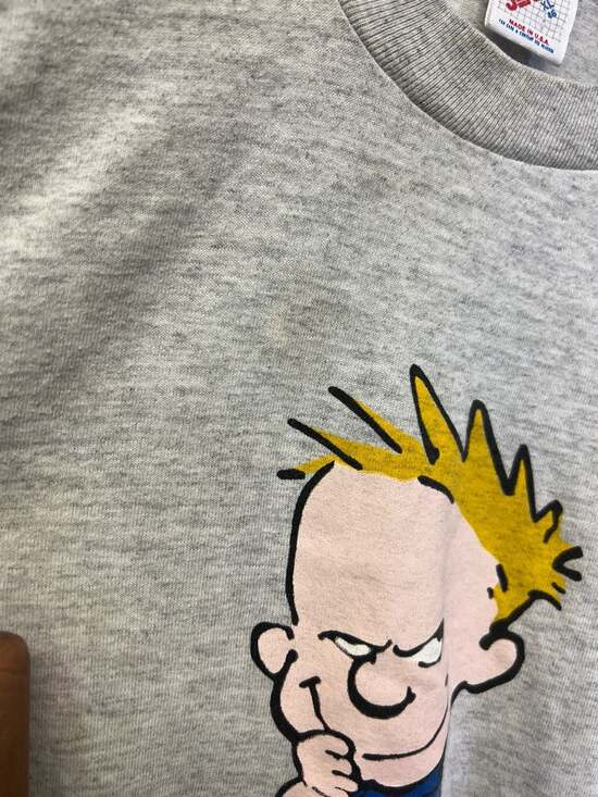 Vintage 1990 Bad Boyz Calvin Bad to the Bone T-Shirt L - Picture 4 of 6